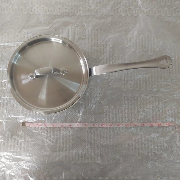 NWOT! Quince 3qt- 5ply Stainless Steel Non-Toxic Saucepan Pot With Lid! (SZ) - Picture 8 of 12